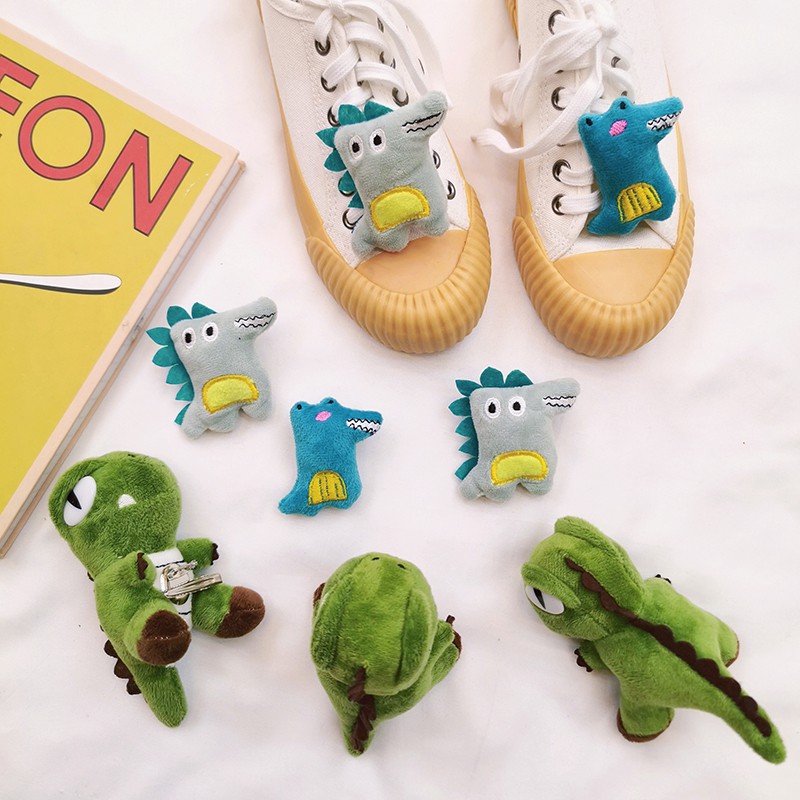 Huy Hiệu Cài Áo, Balo Và Dây Cột Tóc Khủng Long, Cá Sấu Xanh Siêu Xinh