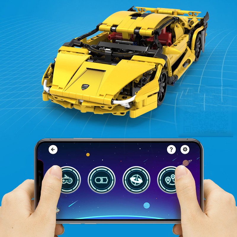 Đồ Chơi Điều Khiển Từ Xa Lắp Ráp Kiểu LEGO Technic Siêu Xe C51055 Với 456 Mảnh Ghép