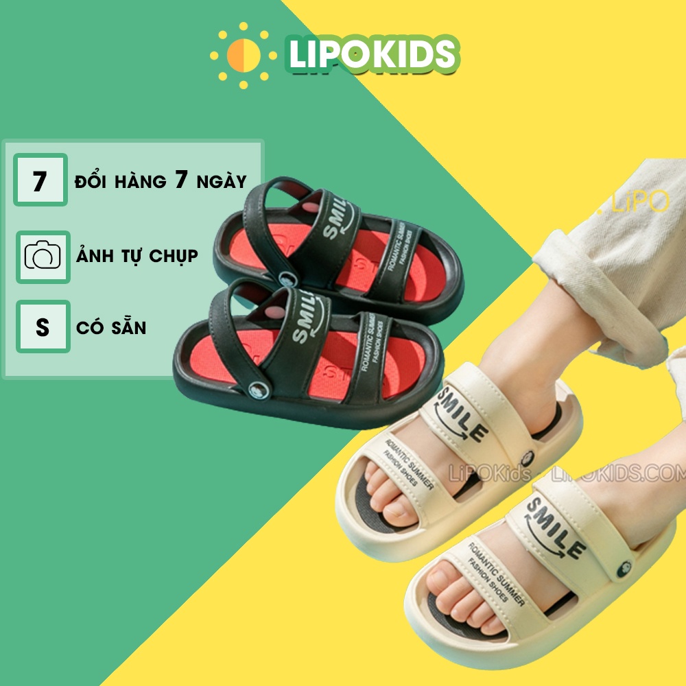 Giày dép sandal cho bé trai bé gái siêu nhẹ 2-7 tuổi Xăng đan trẻ em đi học đi chơi DB090