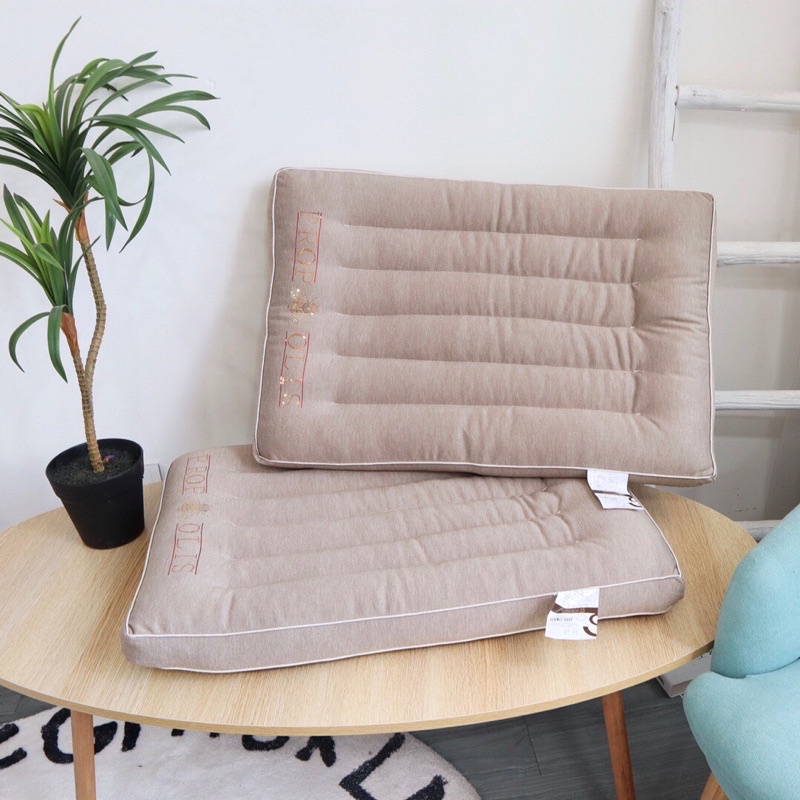 Ruột Gối Thấp 5cm Massage Cổ Chống Đau Vai Gáy Hàng Nhập Khẩu Size 50x70