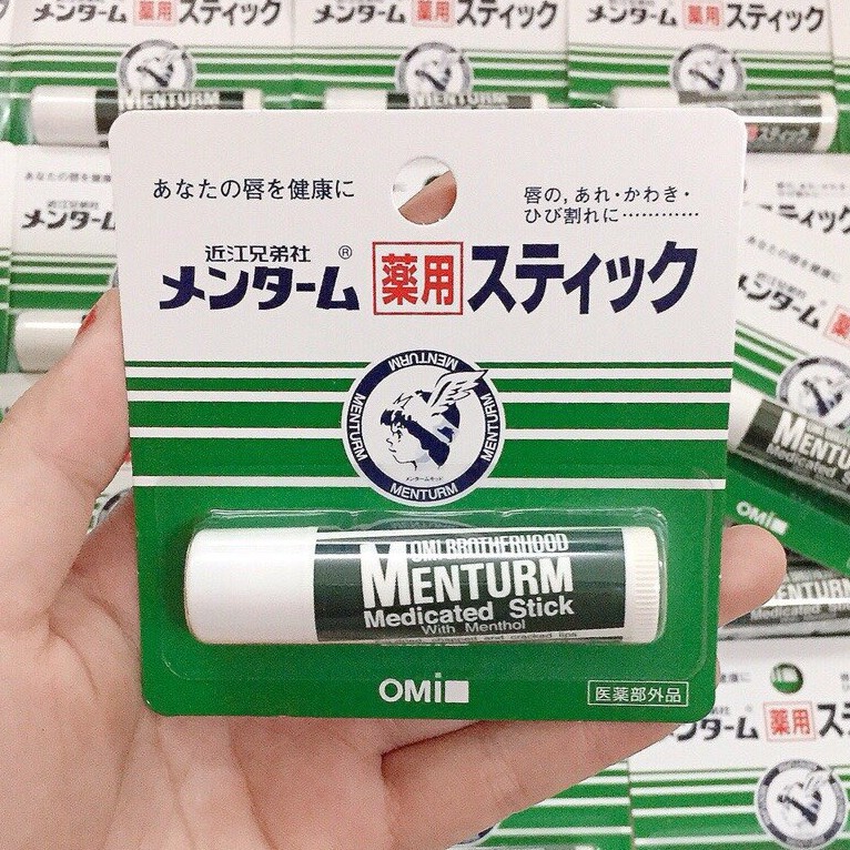 Son Dưỡng Môi OMI Brotherhood Menturm Medicated Lip Balm Stick (4g) | Thế Giới Skin Care
