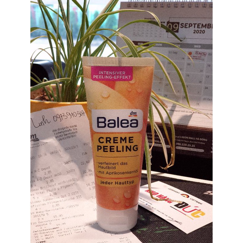 Mẫu mới-Tẩy Da Chết Balea Isana Peeling ( bill Đức)