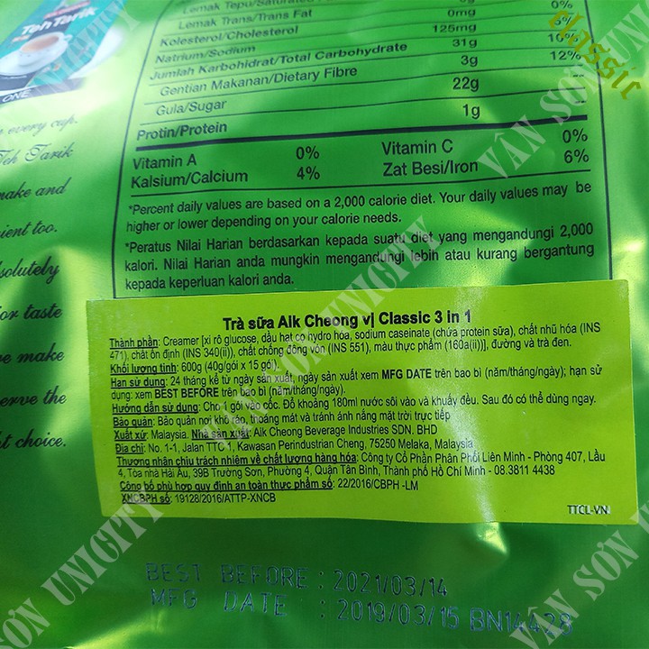 Trà Sữa Teh Tarik AIK (Classic) Malaysia | BigBuy360 - bigbuy360.vn