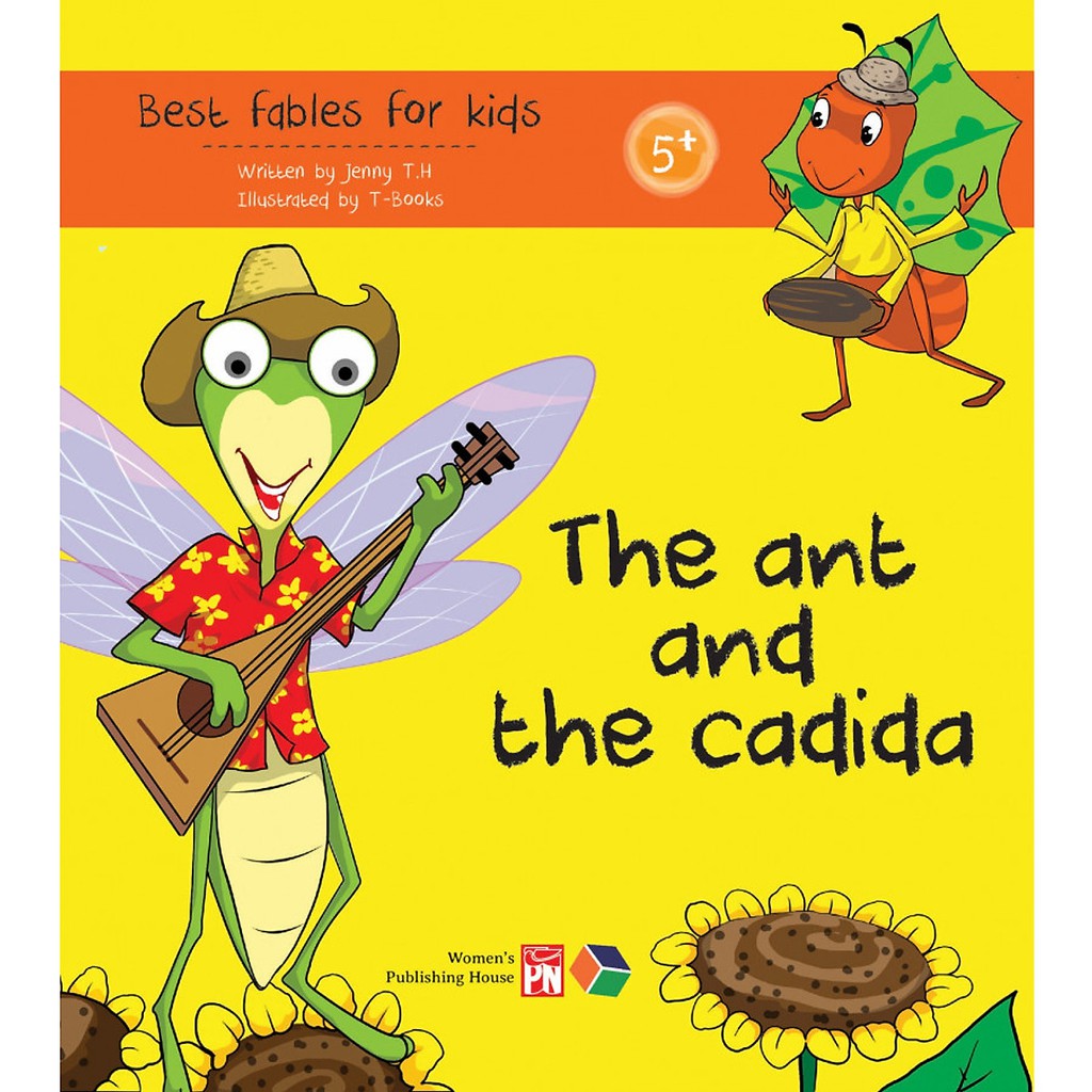 Sách - The Ant And The Cadida (Best Fables For Kids) - Truyện Tranh Đơn Ngữ Cho Thiếu Nhi