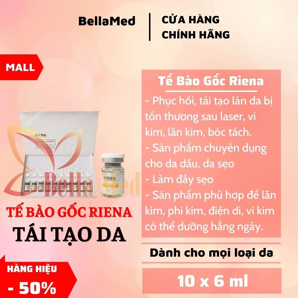 tế bào gốc sẹo, sẹo lõm, sẹo rỗ dành riêng cho da dầu riena