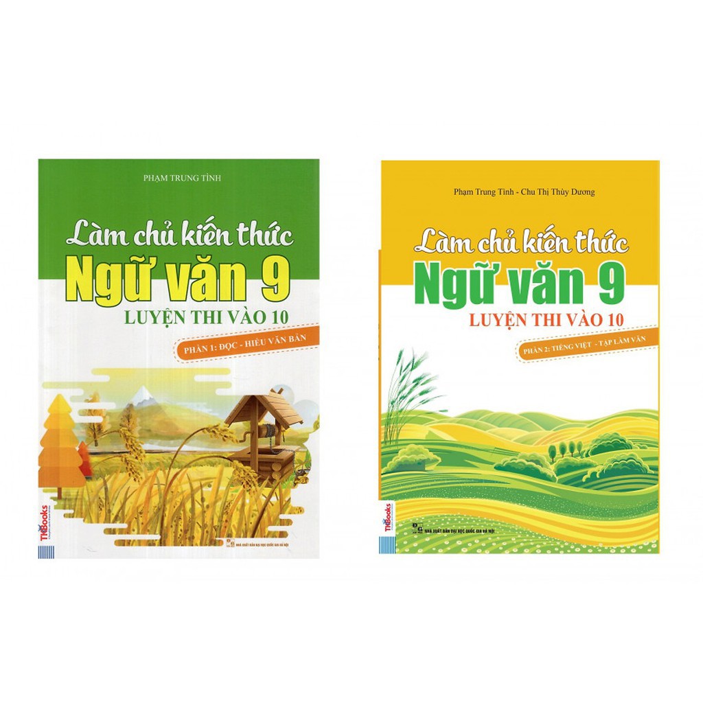 Sách -  Làm Chủ Kiến Thức Ngữ Văn 9 Luyện Thi Vào 10 Tập 1, 2(lẻ tuỳ chọn)