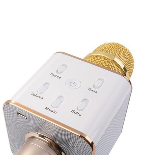 MÍC HÁT KARAOKE Free ship Micro Loa Bluetooth Hát Karaoke TUXUN Q7 mic q7