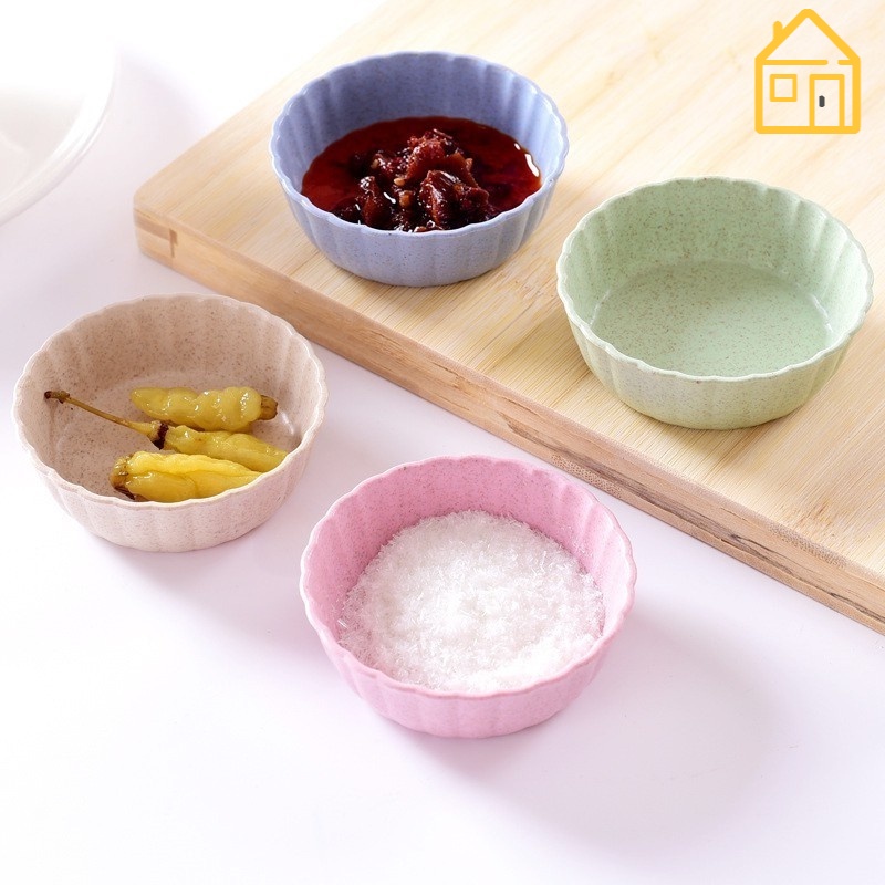 Đĩa đựng gia vị nước chấm đa dụng bằng lúa mạch