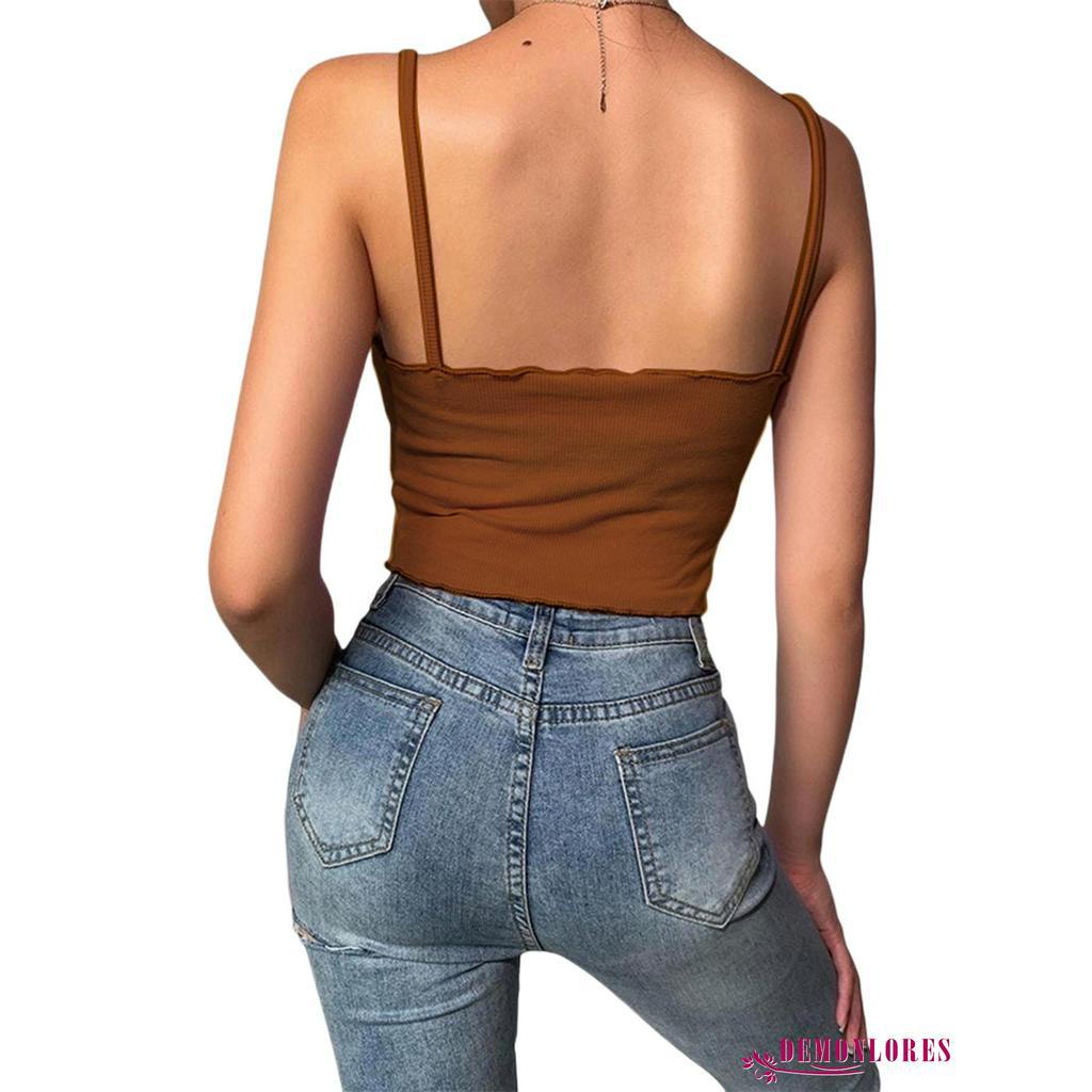 Áo 2 dây hở eo thời trang quyến rũ cho nữ