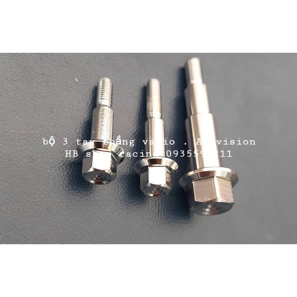 Ốc Salaya inox 304 Bộ 3 Con Tay Thắng Vario/AB/ Vision