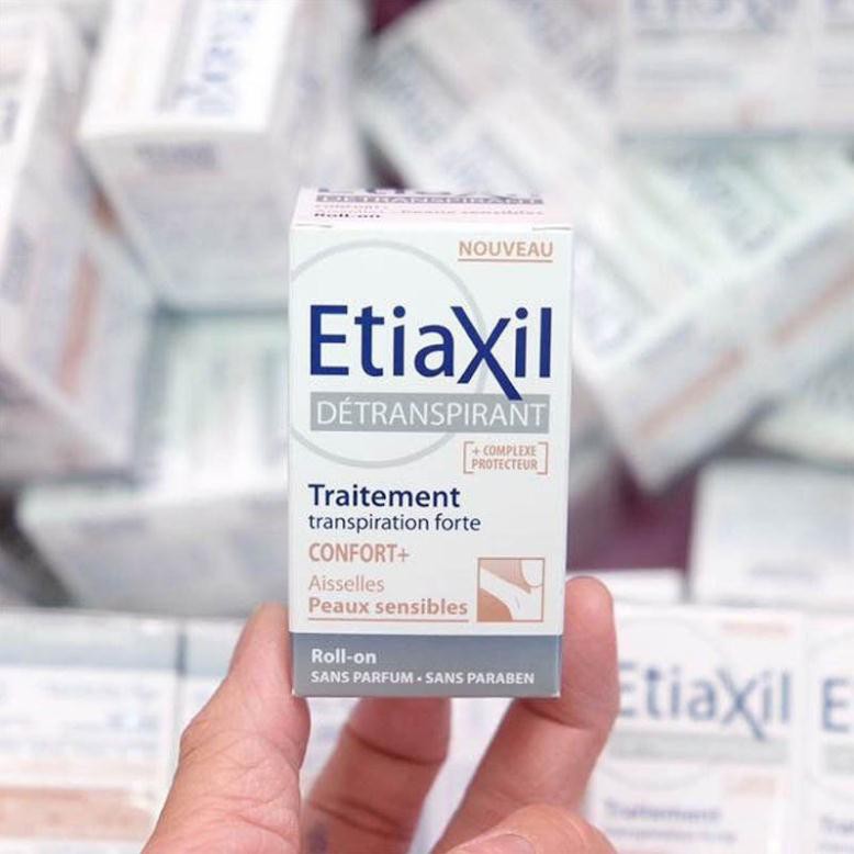 Etiaxil Lăn Khử Mùi, Ngăn Tiết Mồ Hôi Hiệu Quả - Mầu Nâu, Chính Hãng Pháp 15ml