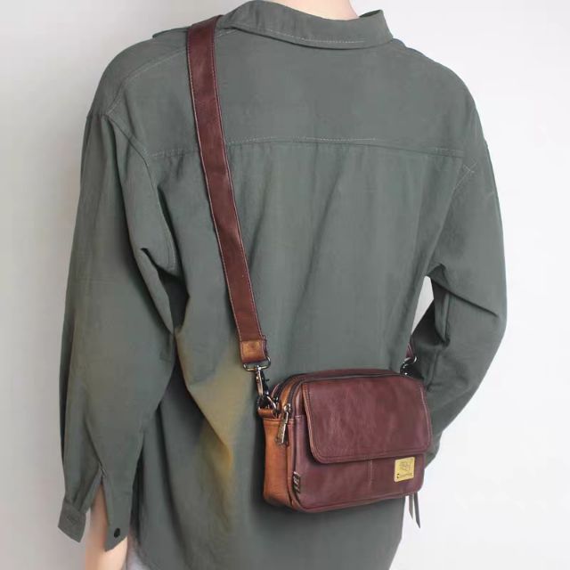 Túi đeo chéo da đẹp Three-box chính hãng | BigBuy360 - bigbuy360.vn