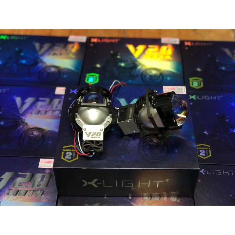 Bi Led X-Light V20 Full Lên Xe Cho Winner V1