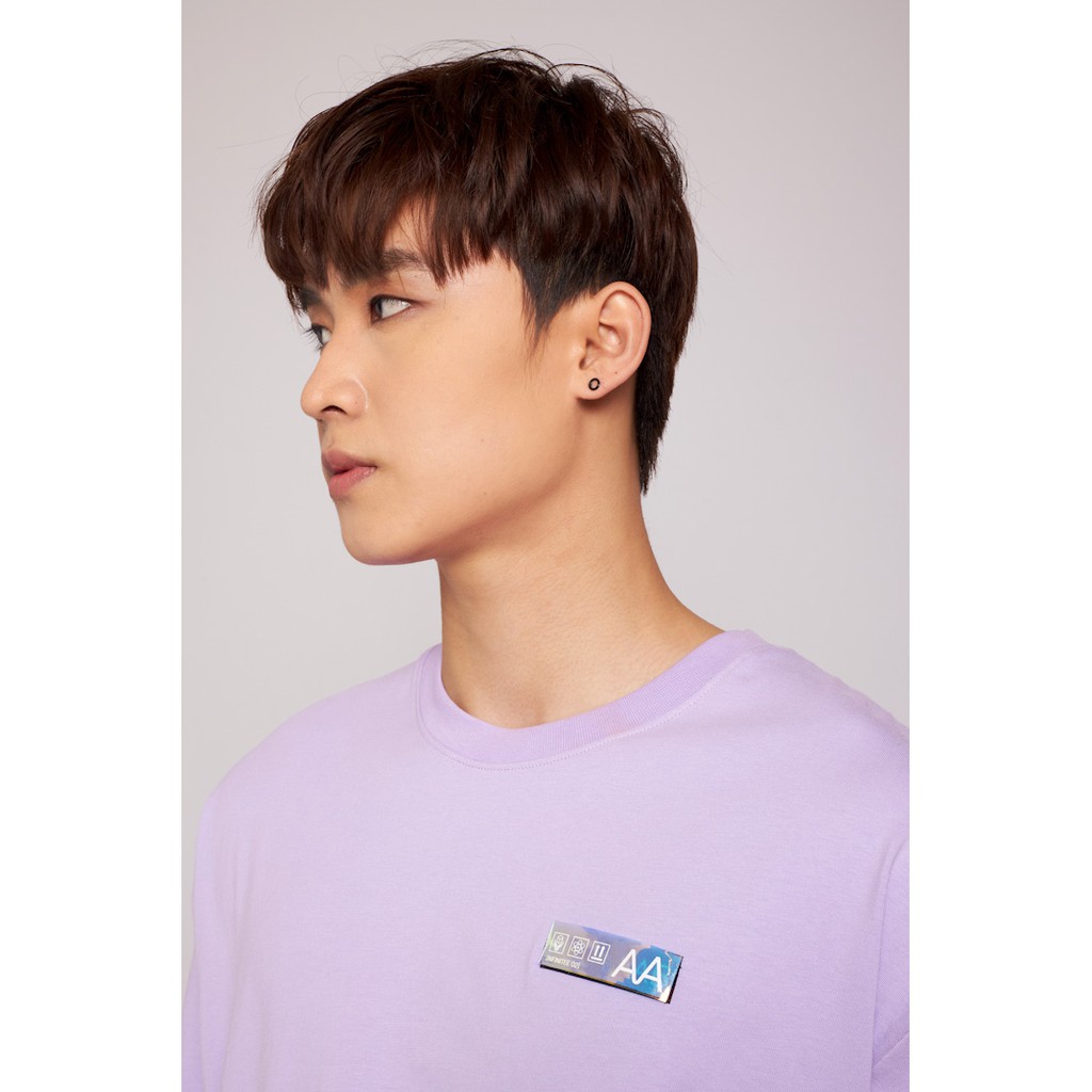 Áo Thun BOO Unisex Oversize Dáng Rộng 100%Cotton Đính Patch AA BOOLAAB Màu Sắc Trendy