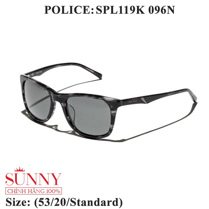 Kính mát chính hãng Police SPL119K màu sắc thời trang, thiết kế dễ đeo bảo vệ mắt