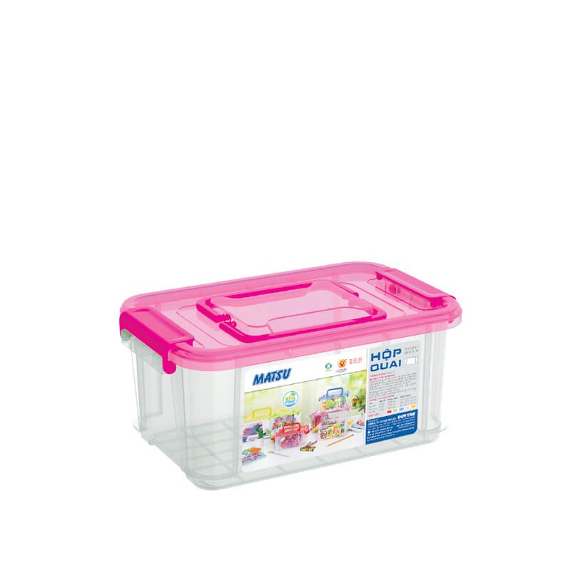 Hộp đựng thực phẩm 1,5 lít  Duy Tân đựng thực phẩm an toàn có quai xách nắp gài