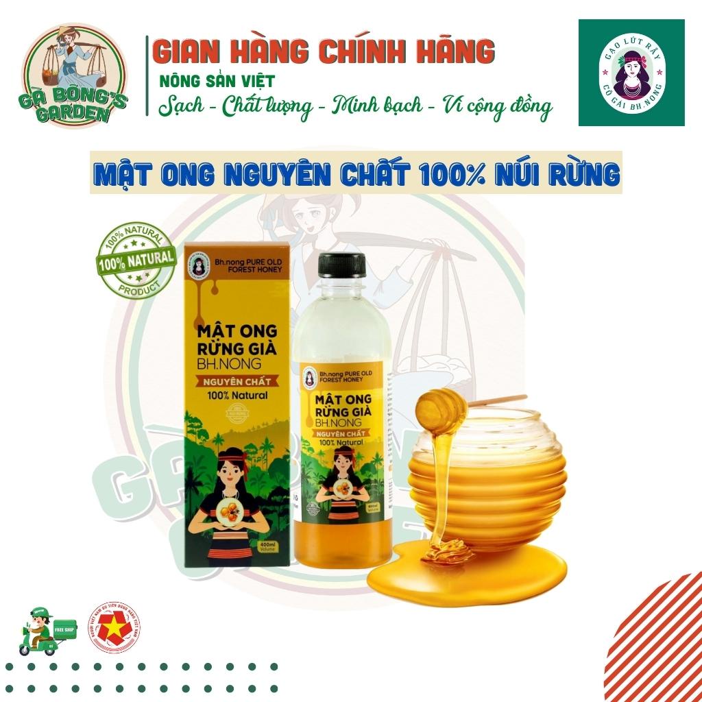 Mật Ong Rừng Nguyên Chất Quảng Nam 100% Tự Nhiên Tăng Sức Đề Kháng Cô Gái Bhnong Chai 400ml