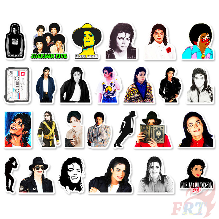 ❉ Michael Jackson Series 03 - Superstar MJ Stickers ❉ 50Pcs/Set Waterproof DIY Fashion Decals Doodle Stickers