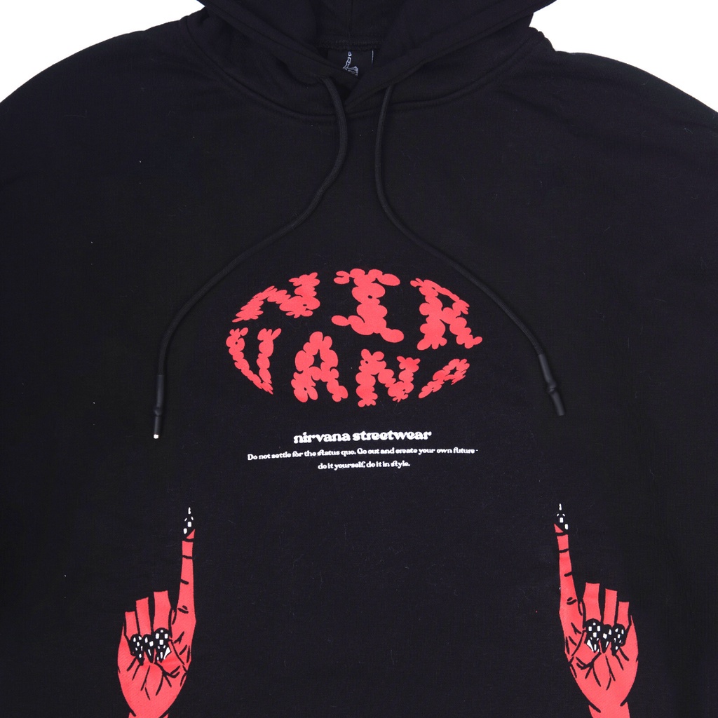 DEVIL UP HOODIE - áo nỉ có mũ