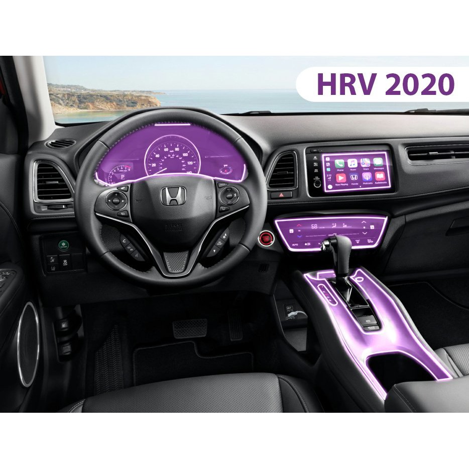 HONDA HRV [2018-2022] - Film PPF dán màn cảm ứng - AUTO6- Chống xước, làm mờ các vết xước cũ, giữ độ bóng cho xe