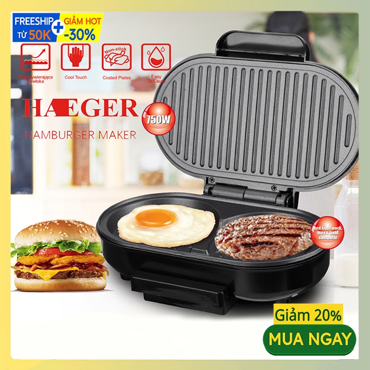 Máy Nướng Thịt Nướng Hamburger, Chảo Rán Trứng, Bánh Sandwich Cho Bữa Sáng