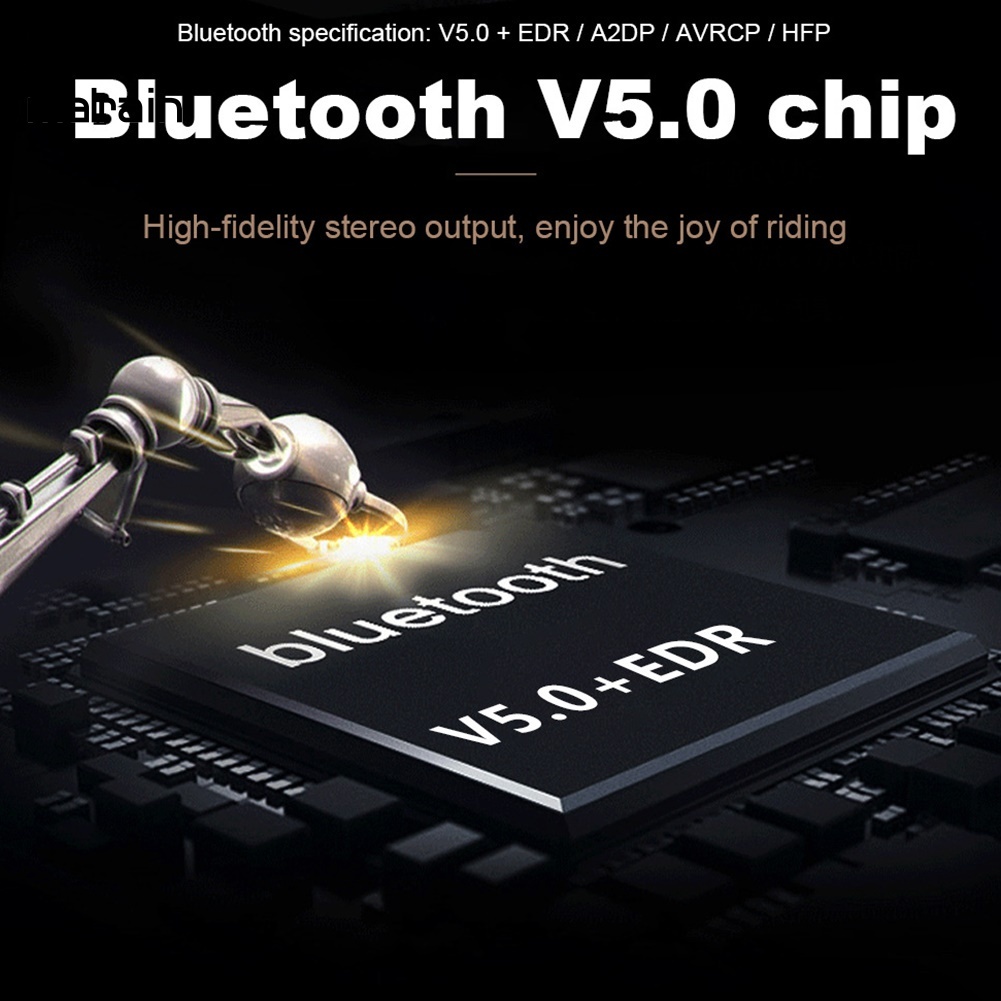 Tai nghe gắn mũ bảo hiểm T2 Bluetooth 5.0 không dây chuyên nghiệp cho chạy xe máy