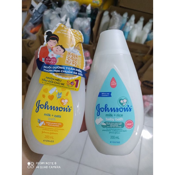 Sữa tắm toàn thân Johnson Baby 200ml