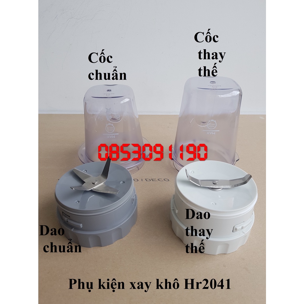 Phụ kiện Máy xay sinh tố Philips HR2041 tách bộ - Hàng chính hãng