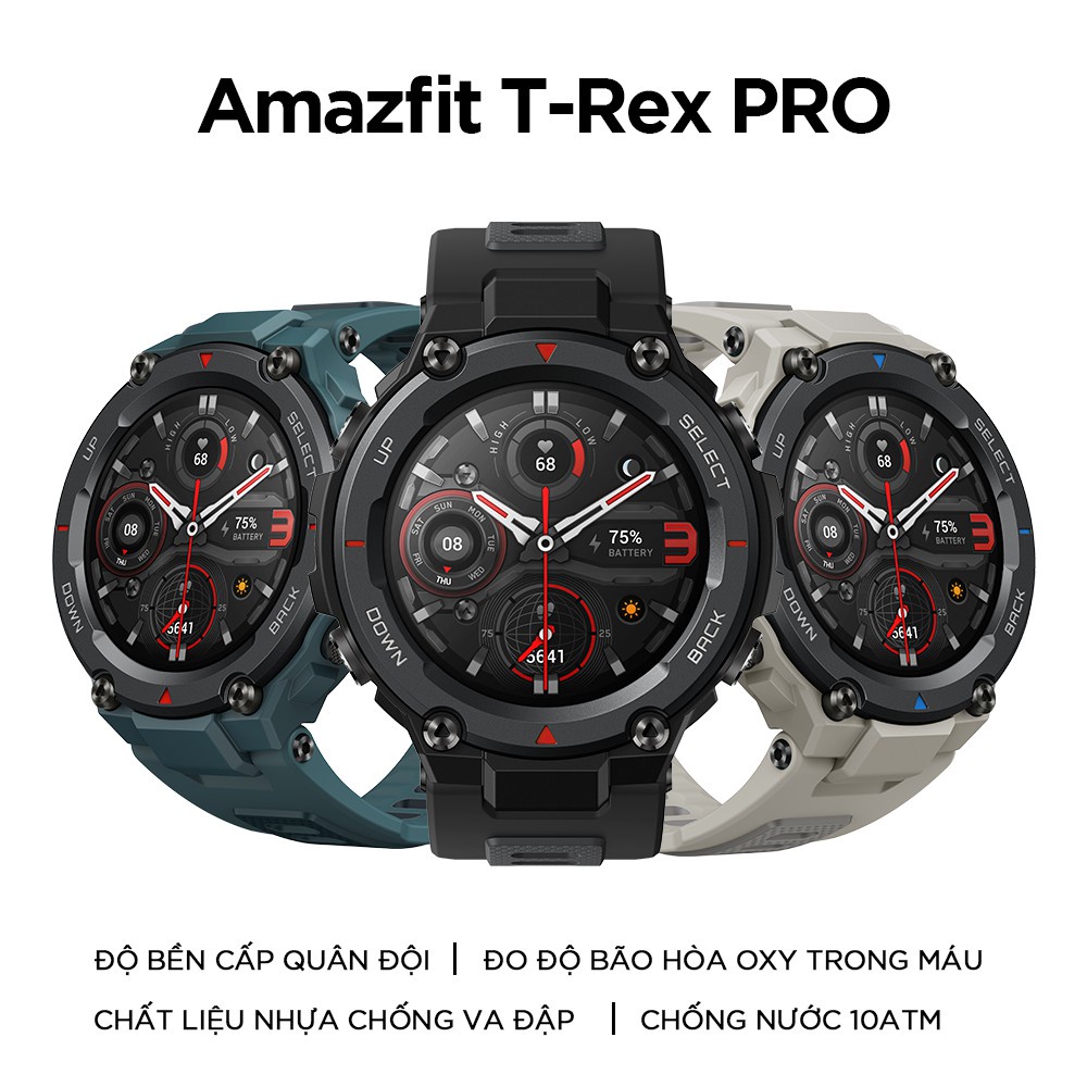 Amazfit T-Rex Pro - Đồng hồ thông minh Amazfit T-Rex Pro | Hàng chính hãng