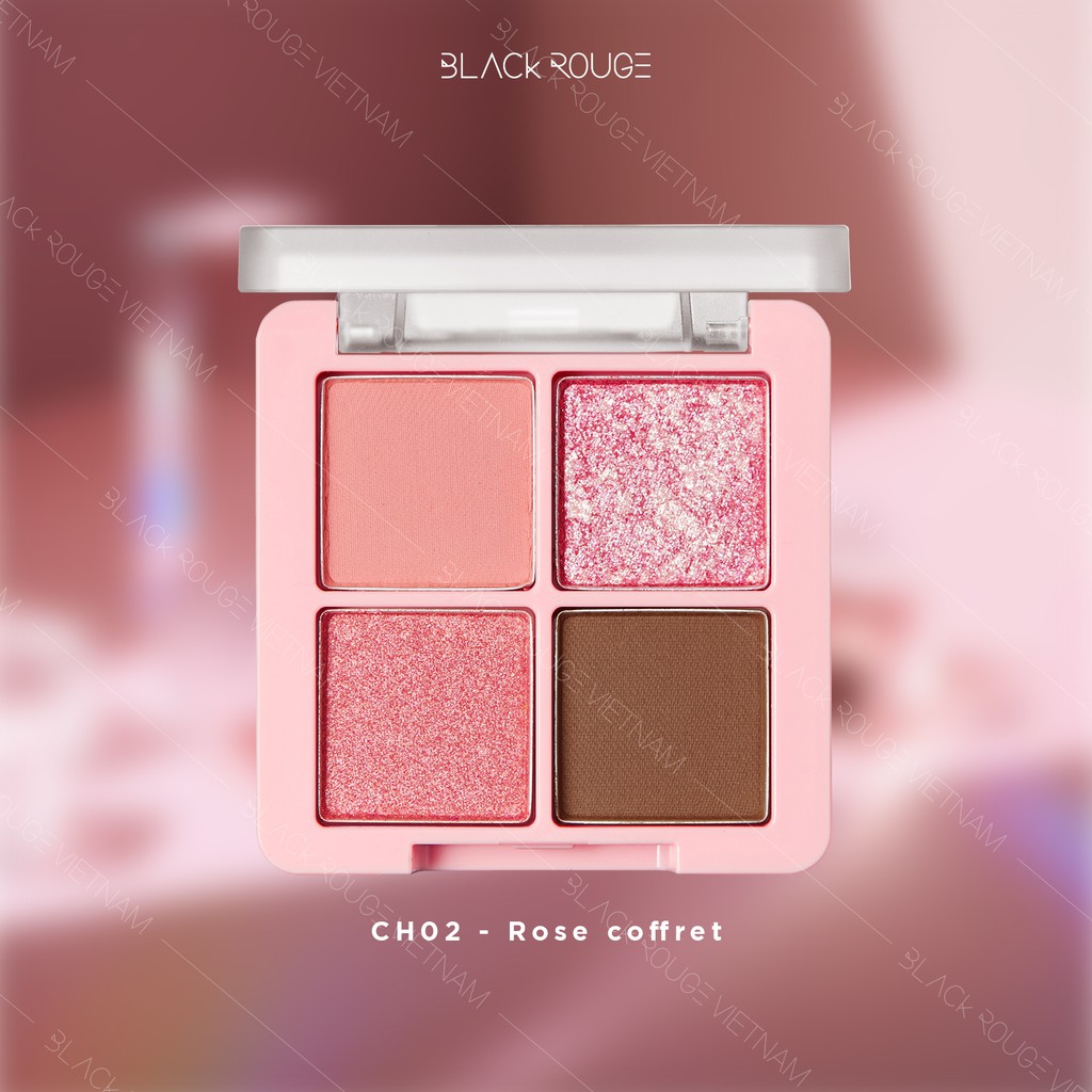 Phấn Mắt Khóa Màu Black Rouge Crystal Heart Lock Shadow 1 30,6g | BigBuy360 - bigbuy360.vn