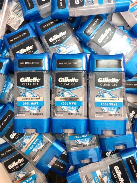 Lăn Khử Mùi Gillette Endurance Cool Wave Clear Gel