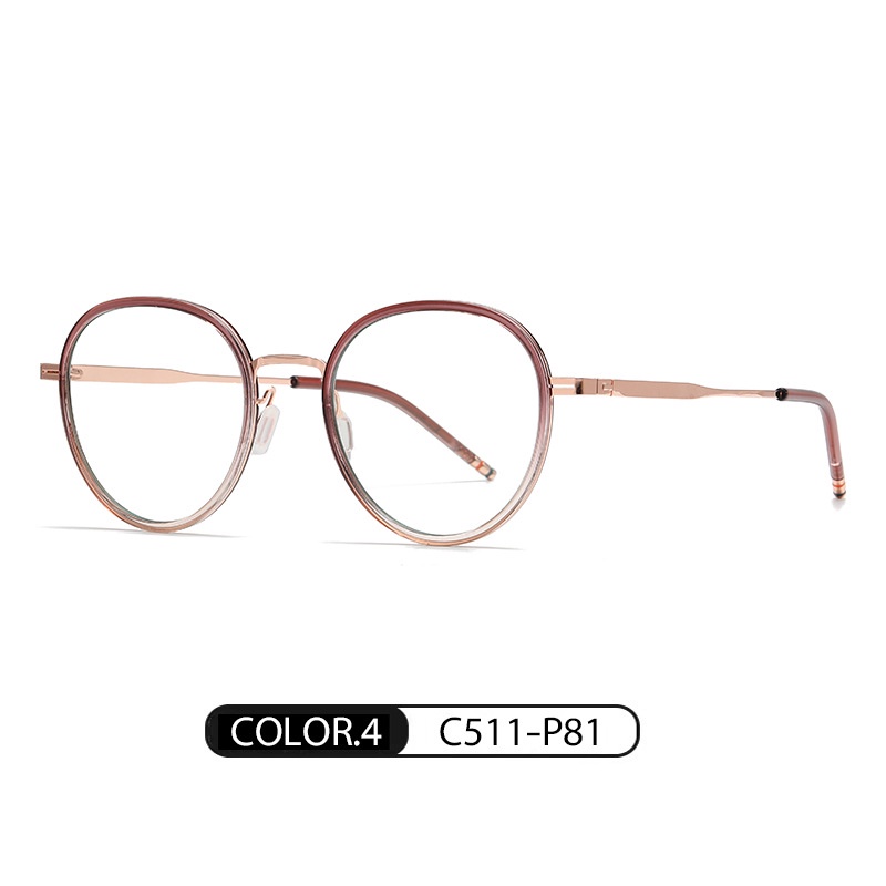 Kính mắt ZELIN TJ819 gọng tròn siêu nhẹ thời trang