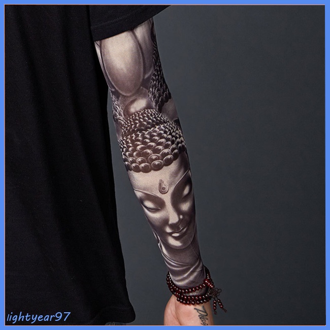 Găng Cánh Tay Chống Nắng / Tia Uv Bảo Vệ Hình Xăm Thoáng Khí