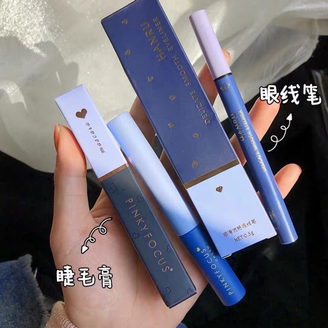 Bút kẻ mắt nước HANRU chống thấm nước, lâu trôi