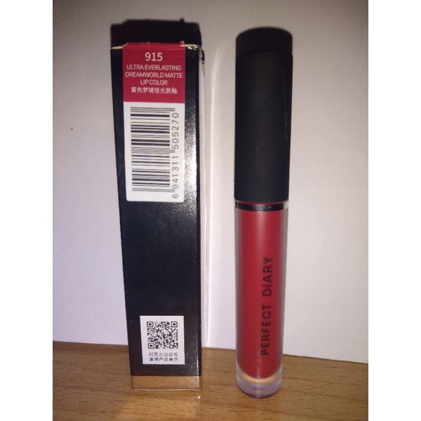 Son Perfect Diary màu 915 Bí mật của Scarlet