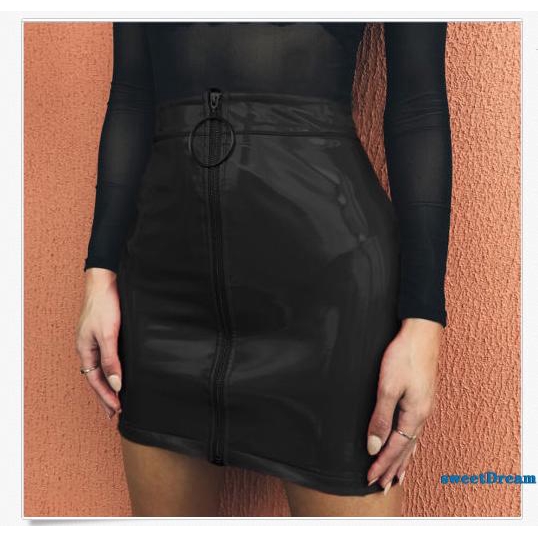 Chân Váy Trắng Lưng Cao Phối Khoá Kéo Thiết Kế Thanh Lịch | BigBuy360 - bigbuy360.vn