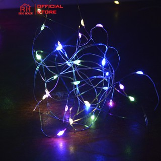 Dây đèn led trang trí RIBO HOUSE fairy light đom đóm tiệc cưới thả trần phòng ngủ sản phẩm không bao gồm pin RIBO109