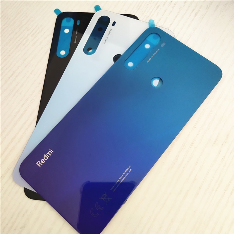 Nắp lưng bằng kính 100% chính hãng cho điện thoại Xiaomi Redmi Note 8 Note8