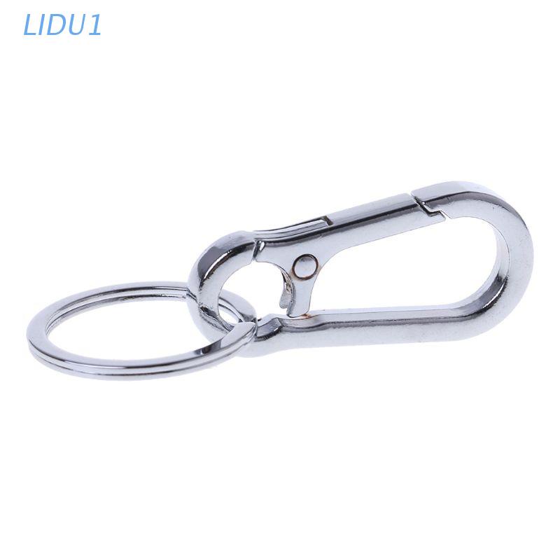 Móc khóa carabiner thép không gỉ chống mất treo thắt lưng tiện lợi