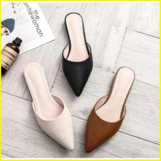 [XẢ KHO] DÉP SỤC MŨI NHỌN DA MỀM SIÊU XINH A53