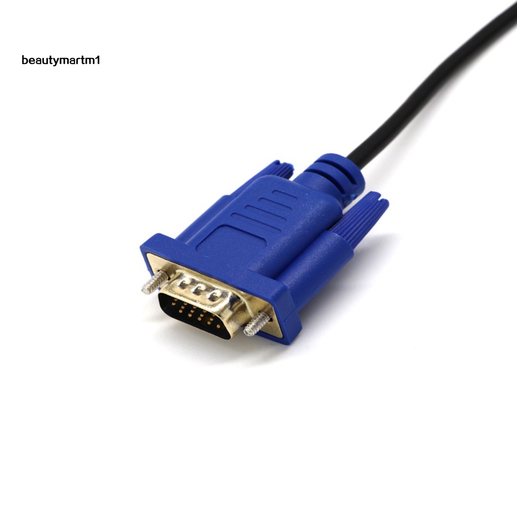 (Shop Amart) Cáp Chuyển Đổi 1.8m 1080P HDMI Sang VGA Cho PC DVD HDTV