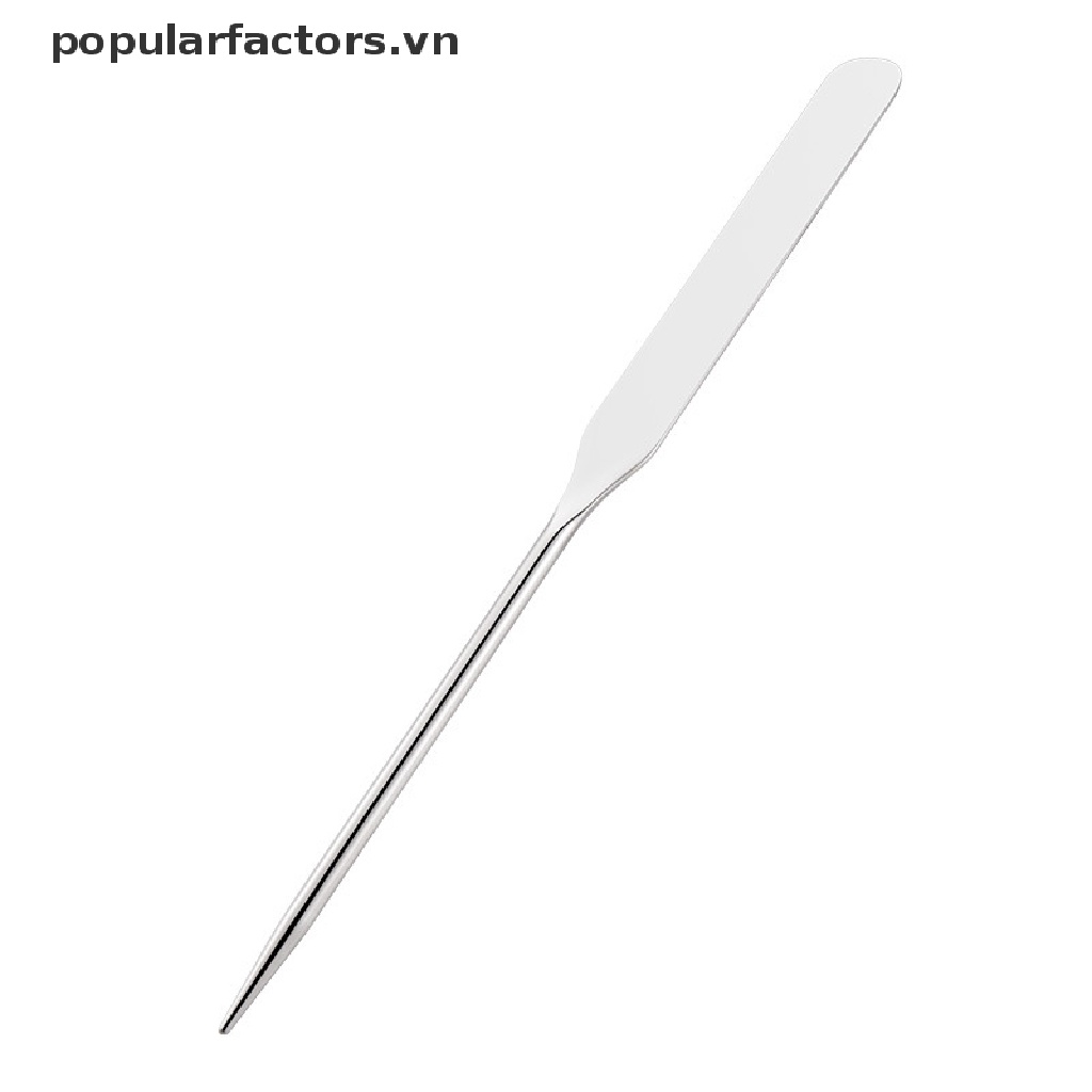 Que Trộn Kem Nền / Nước Hoa Hồng Bằng Inox Tiện Dụng