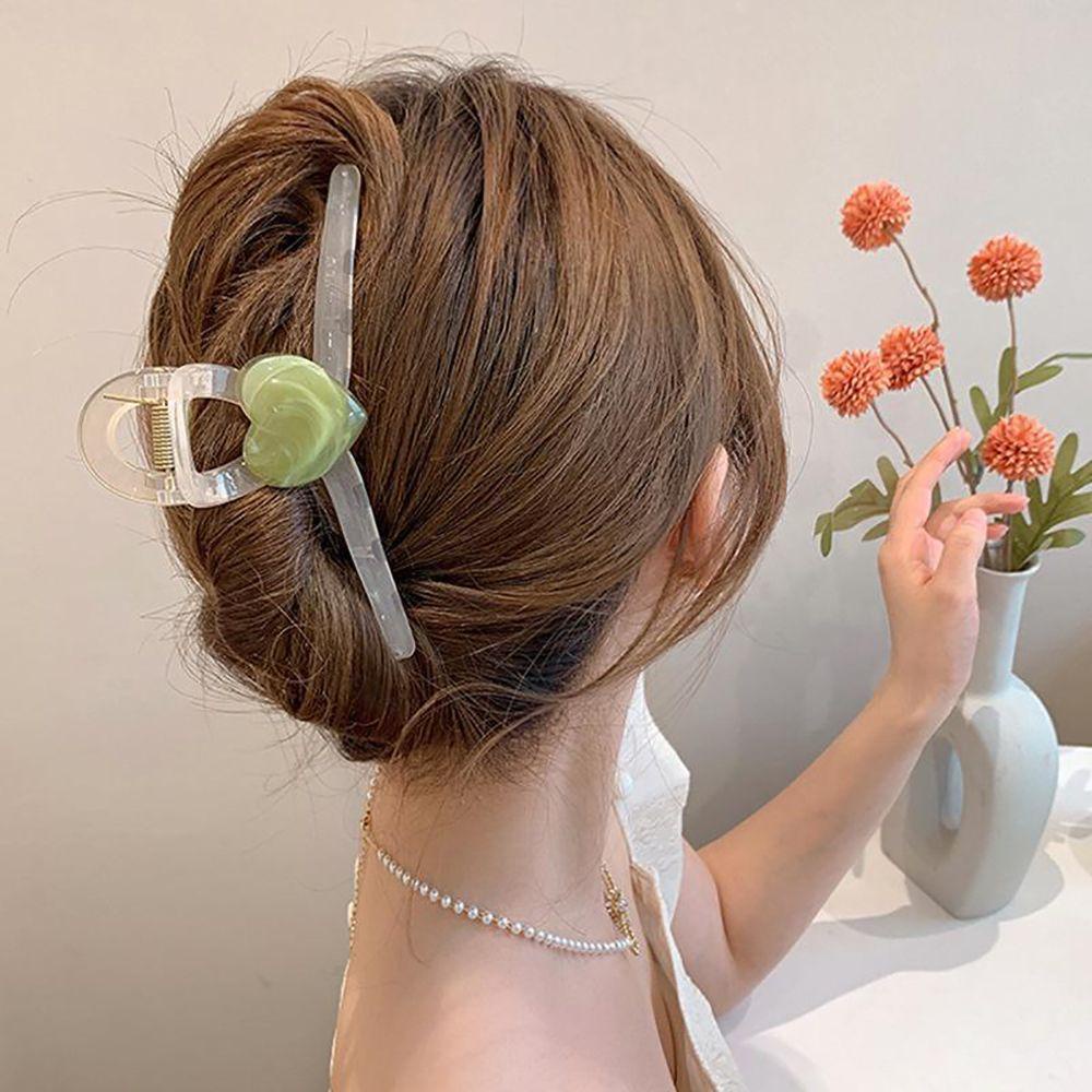 Kẹp Tóc Hình Cá Mập Màu Sắc Thanh Lịch Phong Cách Hàn Quốc