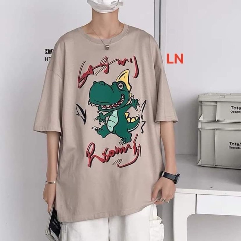 Áo phông khủng long xanh sừng vàng TH6