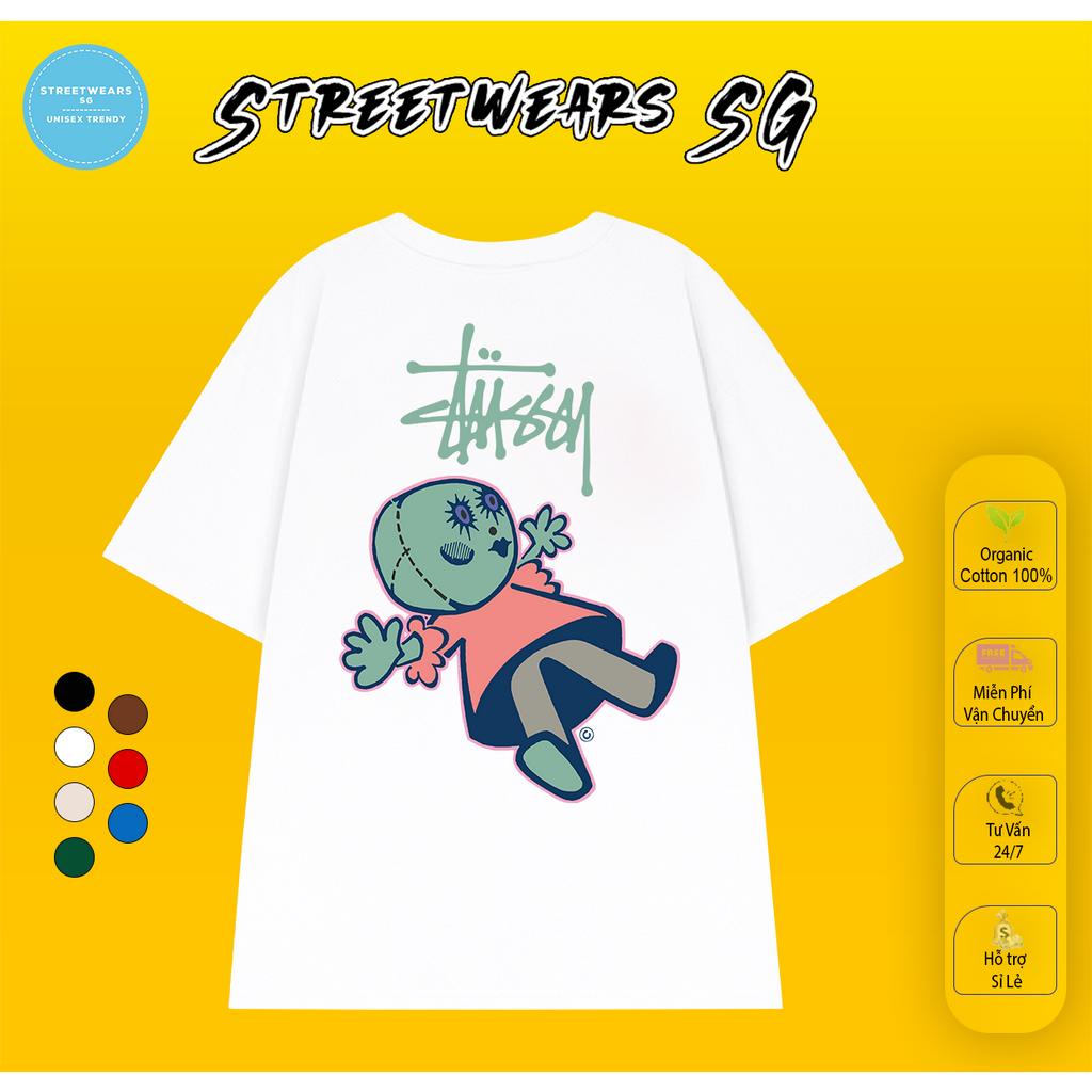 Áo thun DOLLIE PIGMENT DYED TEE Cotton cao cấp nam nữ Form rộng - Streetwears SG