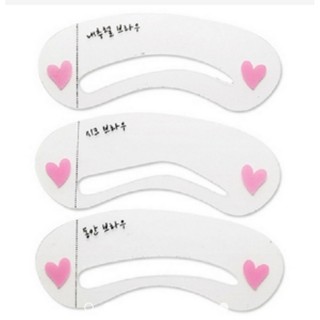 Set 3 khuôn kẻ chân mày mini