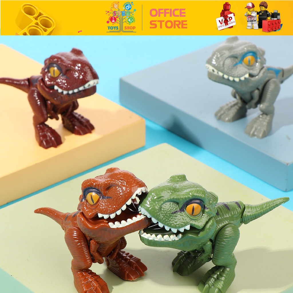 [ẢNH THẬT] - Đồ Chơi Khủng Long Cắn Móng Tay Độc Đáo Vui Nhộn Cho Bé