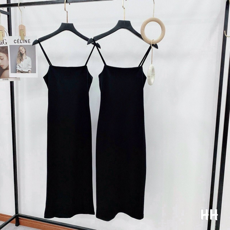Đầm body 2 dây dáng dài size 40 - 58 kg