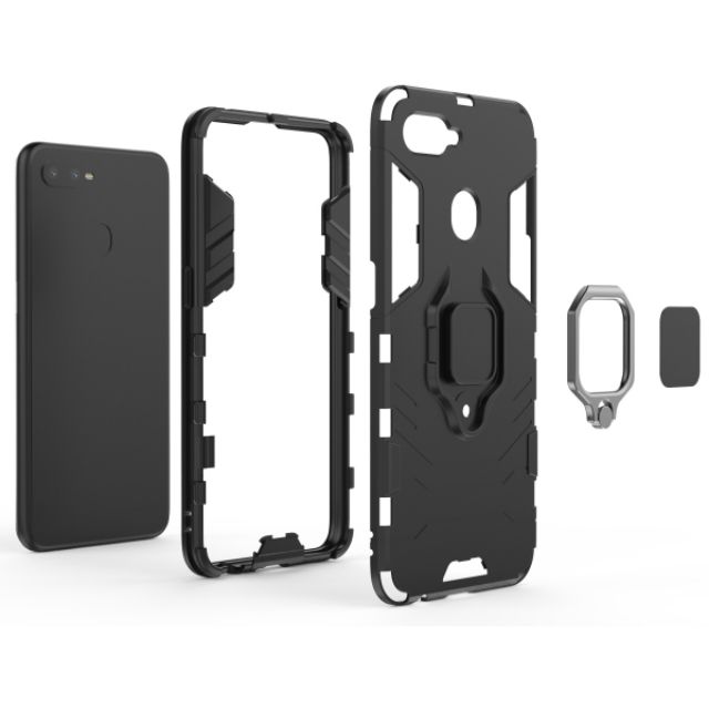Ốp lưng Oppo F9 chống sốc Iron Man Iring Cao cấp giá đỡ xem phim thời trang cao cấp