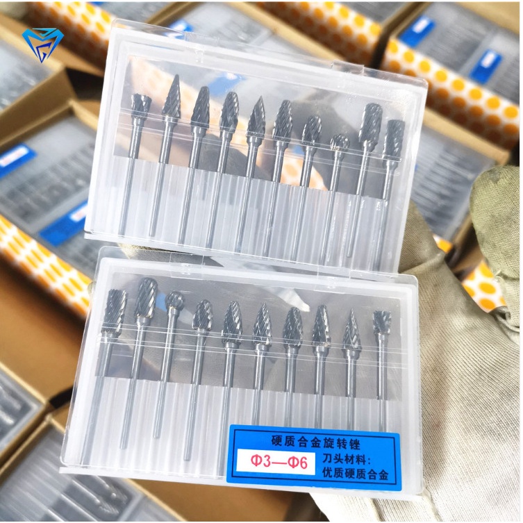 1 mũi mài khắc phay gỗ nhựa - 1 Mũi Khoan Vonfram 3mm đầu 6mm chất liệu thép
